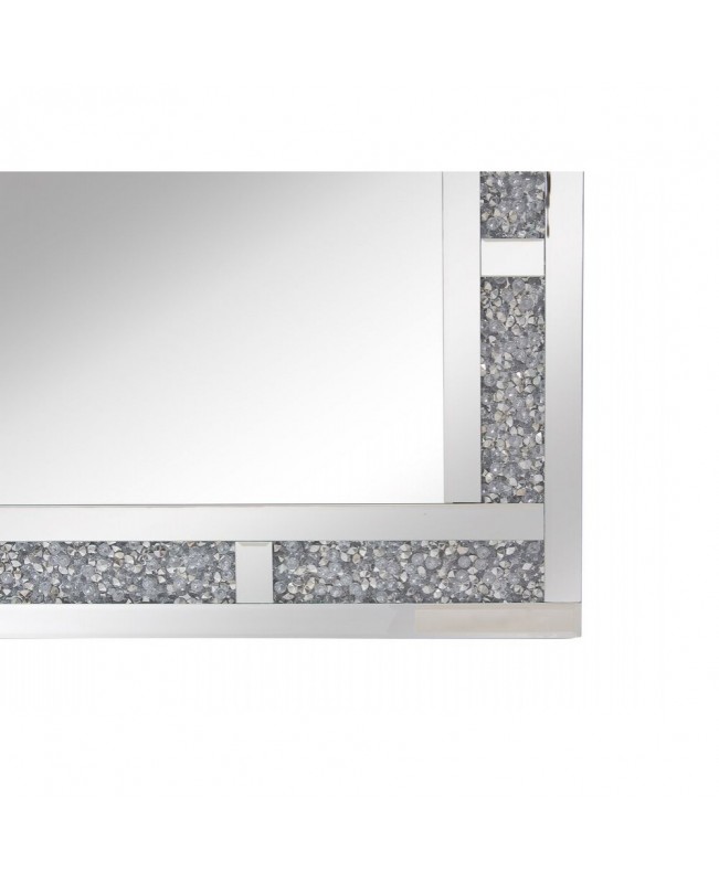 Wall Mirror 60 x 90 cm Silver