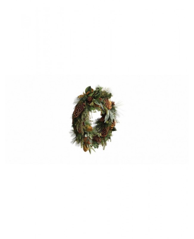 Artificial 42-inch pine wreath