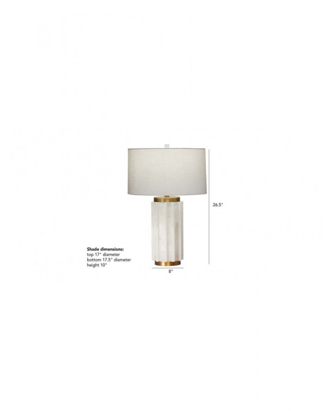 Romantic alabaster table lamp