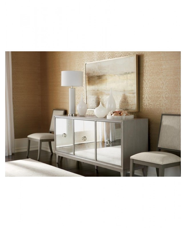 Fashion white drum table lamp