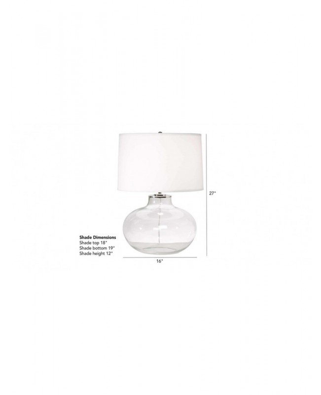 White onion table lamp