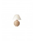 Woven seaweed table lamp