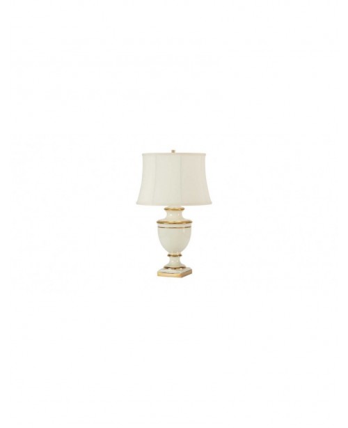 Traditional beige table lamp