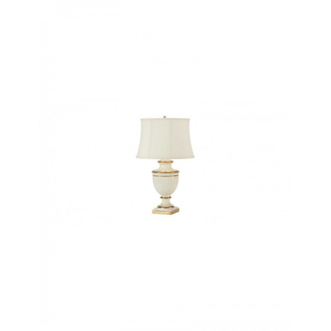 Traditional beige table lamp