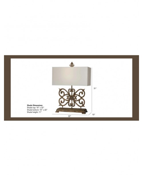 Romantic French console light