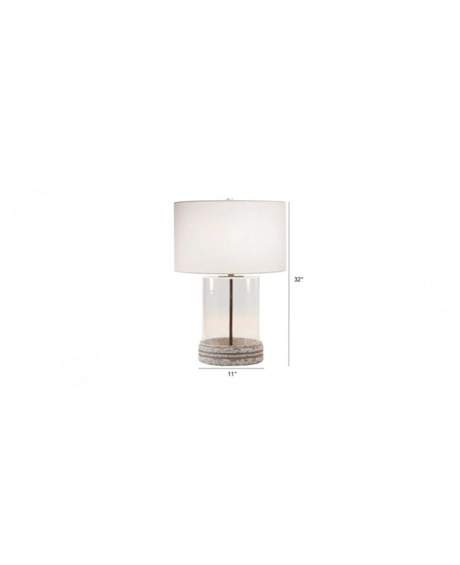 Off-white fashion industrial table lamp