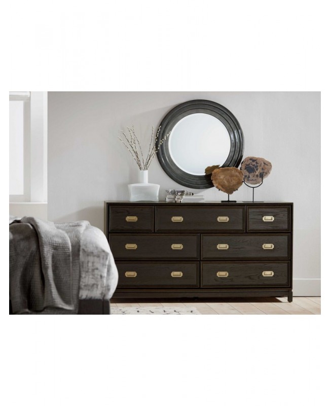 Simple modern round wall mirror