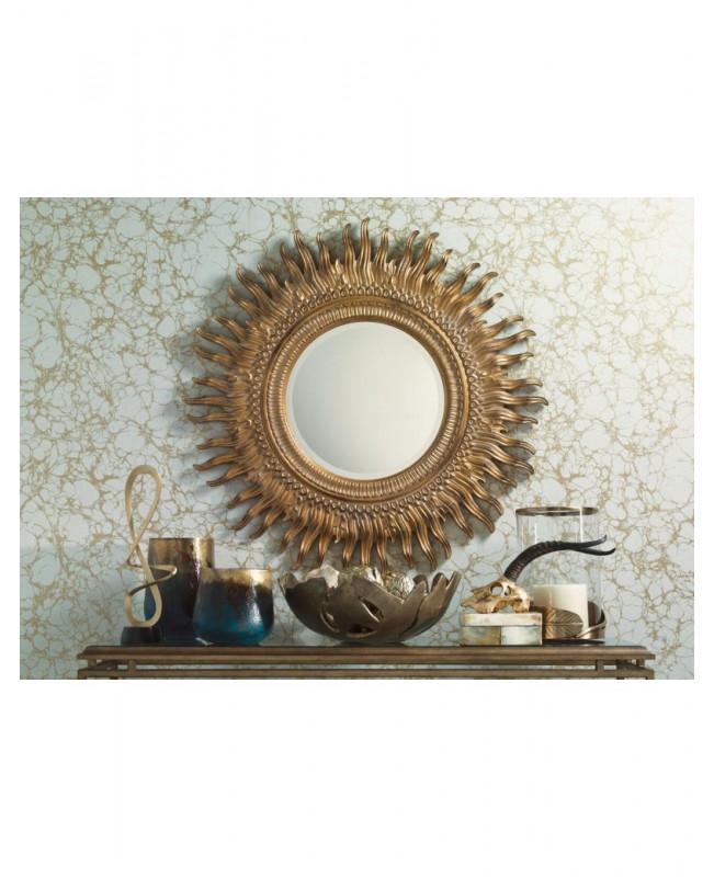 Antique gold Chaoyang mirror