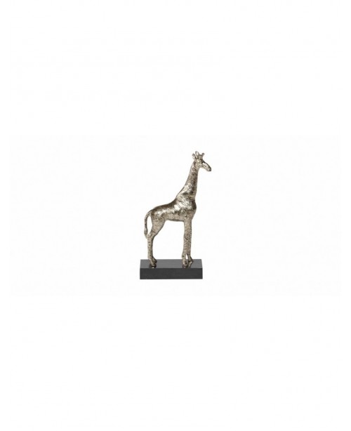 Antique nickel giraffe sculpture