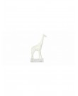 White ceramic giraffe sculpture