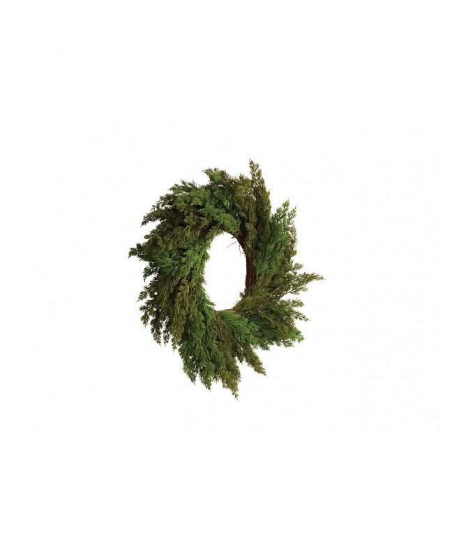 Green 30 inch cedar wreath